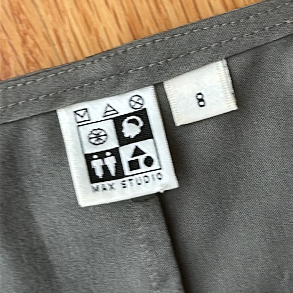 Max Studio Structured Midi Dress, Gray, 8 - Picture 7 of 9